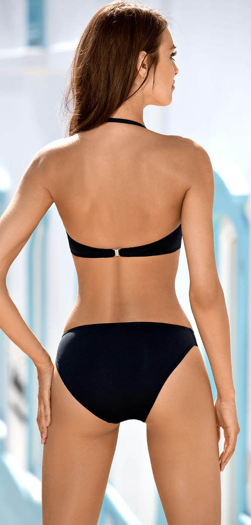 Push-up bikiny s ramínky za krk