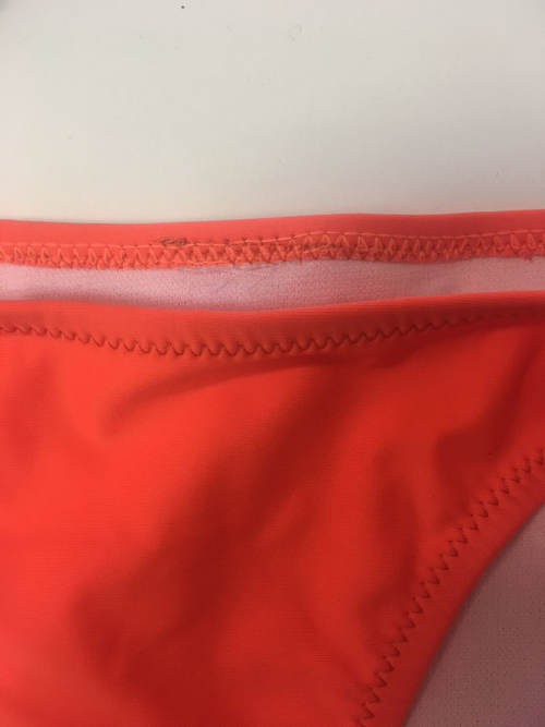 Oranžové plavkové kalhotky