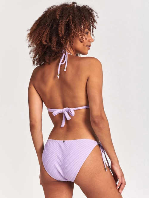 fialové bikiny na zavazování