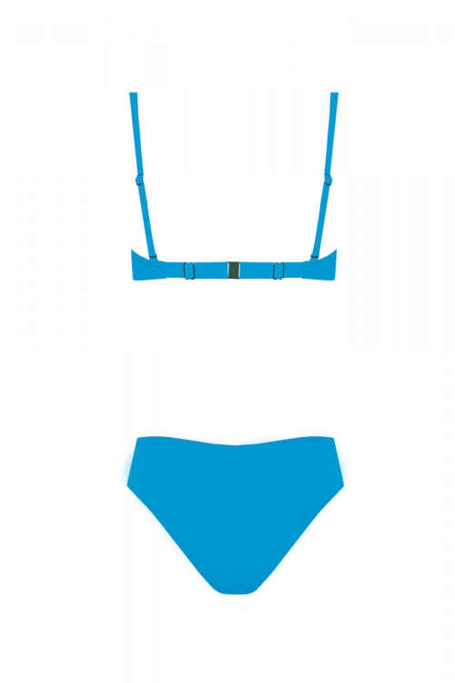 dvoudílné modré plavky Self