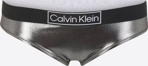 Smyslné plavkové kalhotky Calvin Klein v lesklém provedení