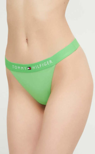 Zelené dámské dvoudílné plavky brazilky Tommy Hilfiger