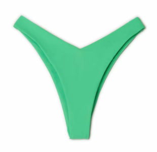 Zelené odvážné dámské tanga plavky Cropp