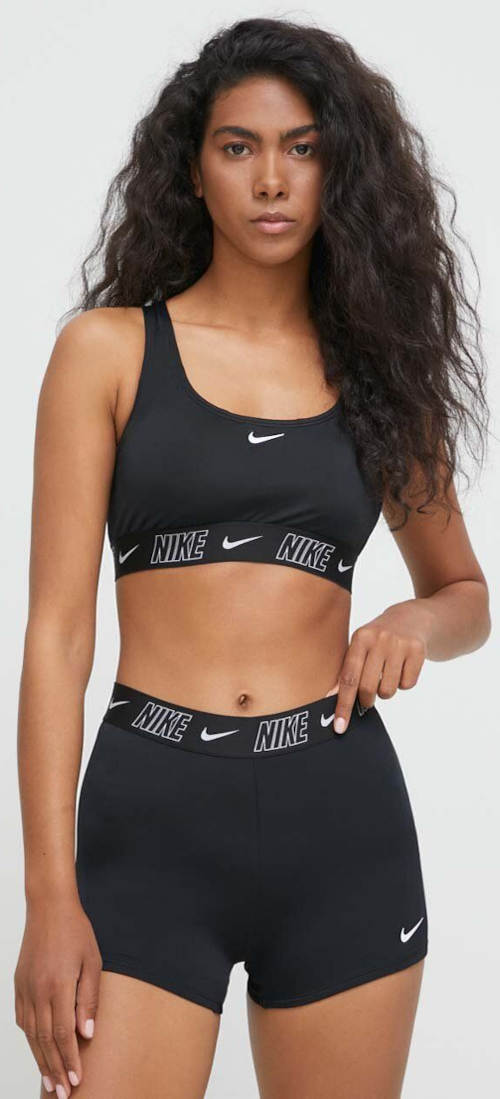 Boxerkové černé dámské plavky Nike na plavání